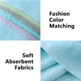 thumbnail image 7 of Qocolhg Hand Towels for Bathroom, 100% Cotton Hand Towel, Soft Hand Face Towels, Lightweight and Highly Absorbent Towels for Bathroom Kitchen Travel, Camp, Hotel, and Spa, Clearance, Blue, 7 of 7