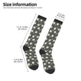 thumbnail image 2 of Balery Daisies Flowers Printed Novelty Socks Men's Women's Crew Socks Sports Socks Knee High Socks Cotton Socks Quirky and Cool Socks, 2 of 9