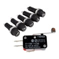 thumbnail image 1 of 1 Pcs Mini Limit Switch Long Hinge & 5 Pcs AC 125V 15A 6 X 30Mm Panel Mount Fuse Holder, 1 of 5