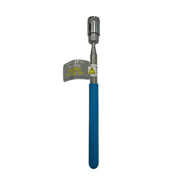 Telescoping Magnetic Flashlight Pickup Tool, Light Blue