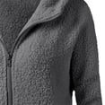 thumbnail image 4 of Vinsonshop Fleece Lined Hoodie Womens Jacket with Hood Winter Hoodies for Women Workout Jackets for Woman Womens Fleece Jacket with Hood Casual Outerwear Womens Fleece Zip Up Jacket Gray 3XL, 4 of 6