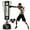 black, variant on FITVEN Freestanding Punching Bag with Boxing Gloves Heavy Boxing Bag with Suction Cup Base - Men Stand Kickboxing Bag