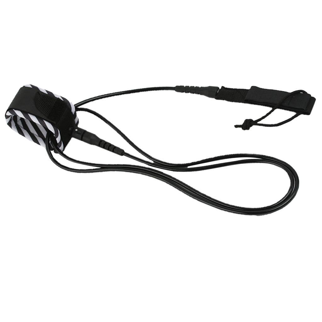 Surfboard Surf Leash Leg Rope 8' 10' 12' Length 6mm Diameter