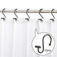 thumbnail image 2 of Shower Curtain Hooks, Rust Proof Shower Curtain Rings For Bathroom,metal Decorative Shower Curtain Hooks Hangers - SHENSHEN, 2 of 5