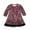 pink  black, variant on Me Me Me by Lipstik - Little Girls Long Sleeve Dress Asst Fabrics 29724-4 (pink purple leopard)