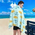 thumbnail image 4 of Coolnut Beach Towels Sea Starfish Shell Anchor Marine Pattern Camping Towels Sand Free Beach Towel, 30"x60" Large Beach Towels Quick Dry Bath Travel Towels Pool Yoga Beach Mat for Men Women, 4 of 6