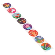 Blue Panda 1000 Pack Spanish Motivational Stickers for Classroom - Bulk Reward Stickers for Kids, Teacher School Supplies (8 Assorted Designs, 1.5 in) - Classroom Supplies