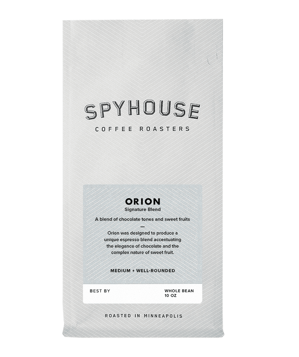 SpyHouse Coffee - Orion, Organic Whole Bean, Medium Roast, 10oz