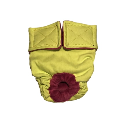 Barkertime Neon Green Washable Dog Diaper - Made in USA