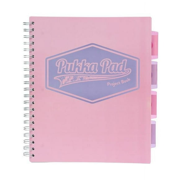Pukka Pads PUK8867PST Format Lettre & Livre de Projets Pastel - 3 Unités