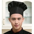 thumbnail image 2 of Chef Hat Adult Adjustable Elastic Baker Kitchen Cooking Chef Cap, 2 of 4