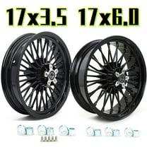 17X3.5 17x6.0 Fat Spoke Wheels Rims for Harley Softail Fatboy 2007-2020 FLSTF FLSTFB 07 UP