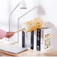 thumbnail image 3 of Feather Brush Cleaning Tool, 18.9 inchs Long Lambswool Dusters with Handle and Hanging Strap for Home Office Car, Pure, 3 of 8