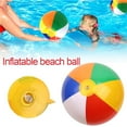 thumbnail image 6 of SHIBUN Inflatable Children's Beach Toy Ball, PVC Multicolored, 12'', 6 of 9