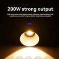 thumbnail image 3 of VL-200Bi de 200 W Luz de Video con en V con Control Inalámbrico, 95+, CCT Ajustable de 2700 K A 6500 K para Transmisión en, 3 of 7