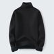thumbnail image 2 of Gibobby Suéter cuello alto hombre Camisetas básicas de cuello alto para hombre, de ajuste delgado, de punto casual(Negro,G), 2 of 4