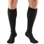 Truform Stockings, Knee High, Closed Toe: 20-30 mmHg, Black, Large