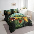 thumbnail image 3 of Manfei 3D Pike Fish Bedding Comforter Set 7pcs for Teens, Rustic Lake House King Bedding Sets, Hunting and Fishing Reversible Bed Sheets, Ultra Soft Bedroom Decor, 3 of 7