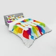 thumbnail image 2 of Ambesonne Colorful Bedding Set 4 Pcs, Love Burst Gay LGBT, Queen, Multicolor, 2 of 2