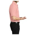thumbnail image 2 of Mafoose Male Silk Touch Polo Men Extended T-Shirts Light Pink 5XL, 2 of 7