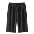 thumbnail image 2 of JoveMarine Men's Quick Dry Casual Shorts Loose Fit Breathable Summer Pants for Outdoor Sports and Daily Wear Basic Style Black L, 2 of 8