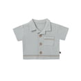 thumbnail image 2 of Modern Moments by Gerber Baby Boy Button Down Shirt and Short Outfit Set, 2-Piece, 0/3 Months - 24 Months, 2 of 8