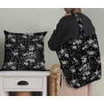 thumbnail image 5 of Soimoi Black Fabric - By the Yard - 42 Inch Wide - Leaves Tropical - Verdant Canopy: A Tapestry of Tropical Leaves Printed Fabric, 5 of 6