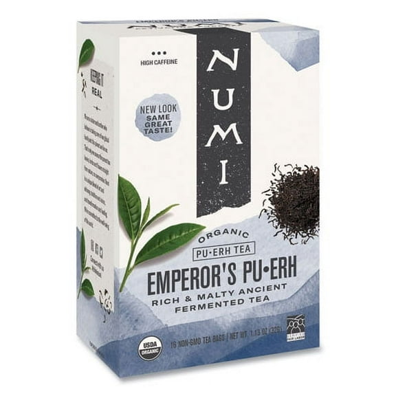 Organic Teas And Teasans, 0.125 Oz, Emperor's Puerh, 16/box | Bundle of 2 Boxes