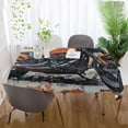 thumbnail image 6 of BZSMCE Square Tablecloth Vintage Motorcycle Pattern Tableclothes, 6 of 9