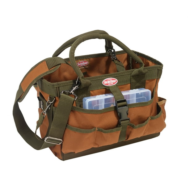 Bucket Boss Gatemouth Hopalong Tool Tote, in Brown, 60088
