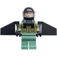 thumbnail image 2 of LEGO Monde Jurassique : Minifigurine de Garde avec Jetpack et Bébé Raptor, 2 of 5