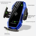 thumbnail image 3 of Cargador inalámbrico para coche, soporte para teléfono, carga rápida, sensor inteligente, sujeción automática, soporte para coche, 3 of 5