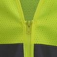 thumbnail image 4 of Radians Polyester Mesh Economy Class 2 High Visibility Vest with Zipper Closure, 4 of 4