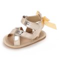 thumbnail image 6 of Odeerbi Infant Toddler Boys Girls Sandals Soft Sole Shoes Slip Resistant Prewalker Baby Non Slip Summer Sandals Gold, 6 of 9