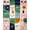 Multicolor, Pattern 4, variant on ODIKA 8'x10' Washable Area Rug Yellow Retro Funky Abstract Face Mid Century Composition with Playful Dots for Living Room, Under Sectional, Family , Durable, Non-Slip