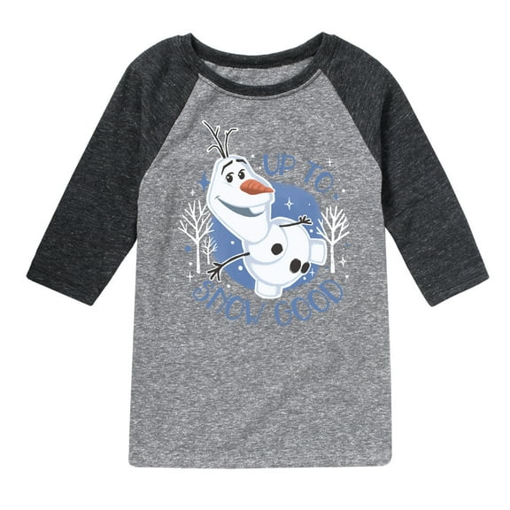 Frozen 2 - Up To Snow Good - Toddler And Youth Raglan Graphic T-Shirt