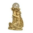 thumbnail image 2 of colaxi Solar Lamp Fairy Statue Collection Luminous Ornament for Porch Pathway Patio Yellow, 2 of 9