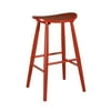 Curve Stool-Color:Red,Seat Height:29"