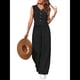 thumbnail image 2 of Conjuntos de 2 Piezas para Mujer: Chaleco de , Conjuntos Casuales Elegantes, Pantalones de Pierna , Trajes. Negro XL, 2 of 7