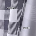 thumbnail image 7 of 2 Pcs Buffalo Plaid Tier Curtain, Gingham Rod Pocket Print Checkered Small Curtain, 7 of 7