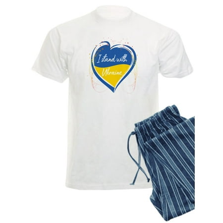 

CafePress - I Stand With Ukraine Pajamas - Men s Light Pajamas