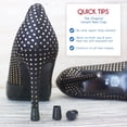 thumbnail image 3 of Protectores para Tacones GoGo Heel Quick Tips Negro 2 Pares, 3 of 9