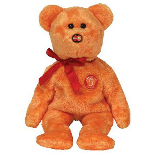 TY Beanie Baby Thank You Letter Card for MC Anniversary Bear #2 Card only 
