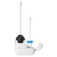 thumbnail image 2 of OXO Good Grips Bathroom Hideaway Toilet Brush and Plunger Combination Set, White, 2 of 5