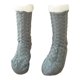 thumbnail image 1 of Calcetines térmicos antideslizantes para interiores de invierno, calentadores de piernas para mujeres, calcetines , calcetines gruesos y suaves Gris Salvador Dali Calentadores de piernas de felpa, 1 of 8