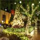 thumbnail image 2 of Ounissouiy 3 uds. De luces solares para jardín, luces LED de cadena, 10M, 100 LED, resistente al agua, cadena de luz solar para exteriores con 8 modos para Kits de decoración para fiestas Ounissouiy HA035584-00, 2 of 6