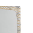 thumbnail image 2 of Ambesonne Vintage Fitted Sheet, Shabby Colored Lines, Full Size, Orange White Cadet Blue, 2 of 2