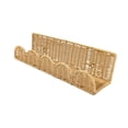 thumbnail image 2 of Axioma Nursery Book Shelf Elegant Scallop Shaped Wall Mounted Bookcase Rustic Organizer, 2 of 9