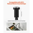 thumbnail image 2 of VEVOR Garbage Disposal Air Switch Kit 3.5" Sink Top Air Switch Waste Disposal, 2 of 9