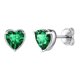 thumbnail image 1 of Mujer adulta 925 plata esterlina corazón piedra natal Stud pendientes cumpleaños regalo de San Valentín Suplight Jewelry  exquisita, 1 of 2